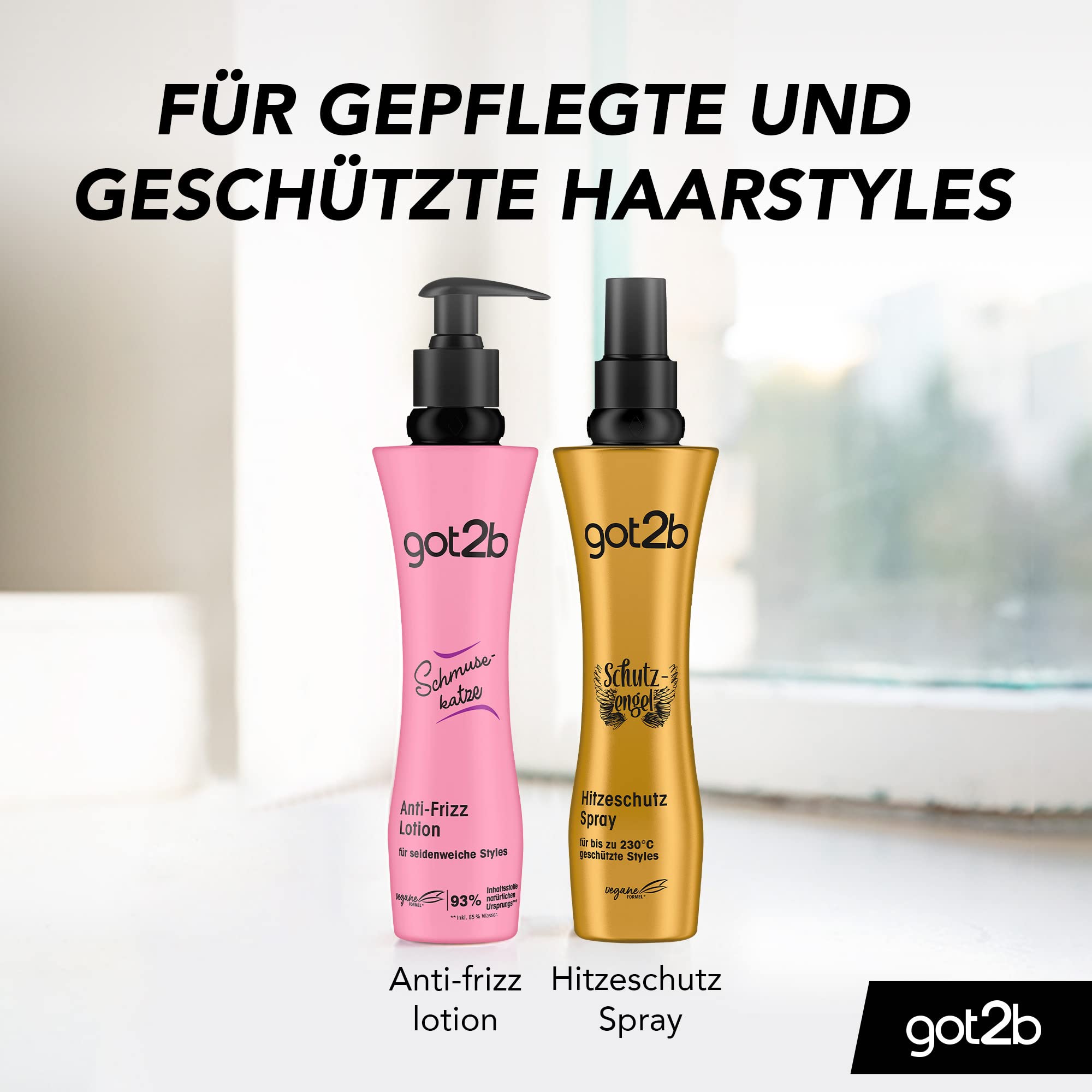 got2b Schutzengel Hitzeschutz-Spray 200 ml Gloss-Finish