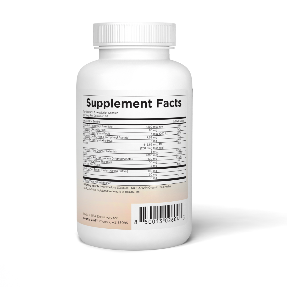 Bounce Curl Hair Vitamins Haarkapseln vegan