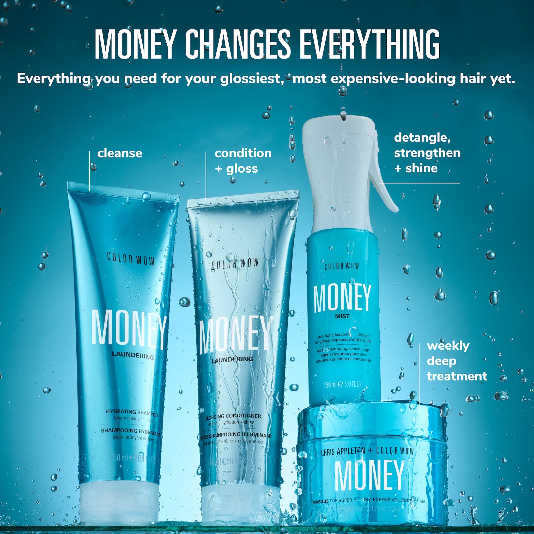 Color Wow Money Laundering Conditioner 8.4 fl oz Glanz Ceramid