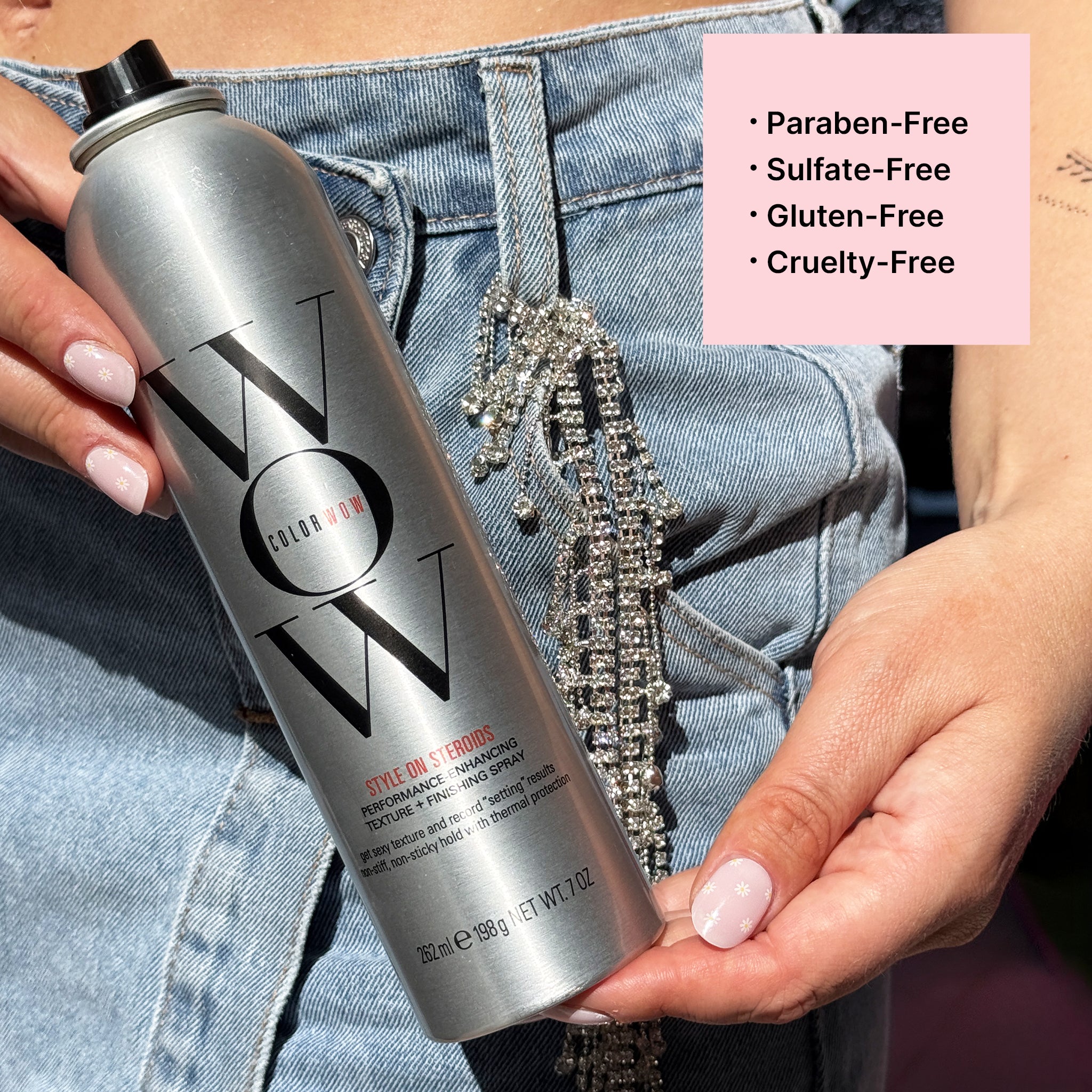 Color Wow Style on Steroids Texturspray 7 oz Volumen-Halt