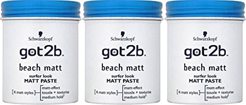 got2b Strand Matte Matt-Paste leichter Halt 3x 100 ml