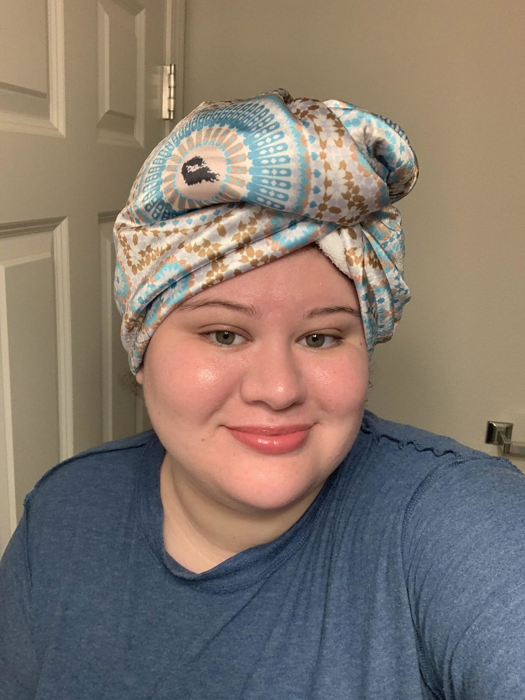 Bounce Curl Satin Microfiber Turban Haarturban