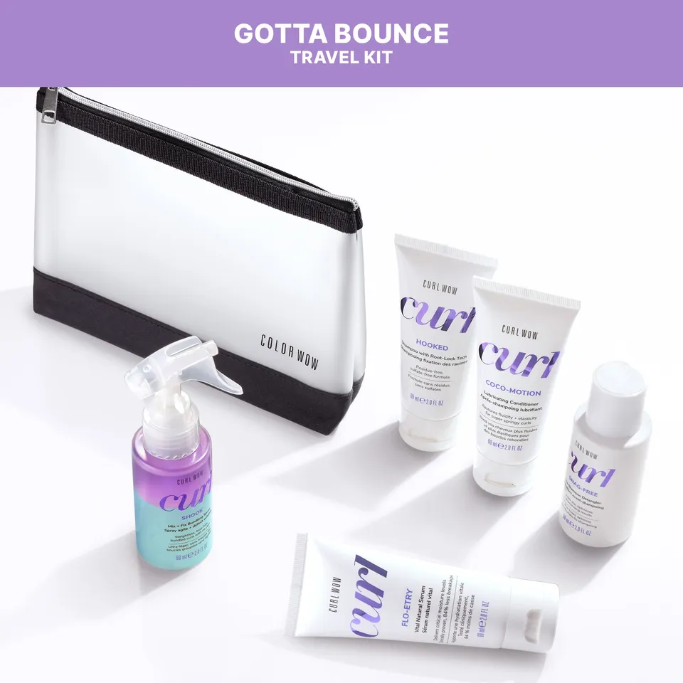 Color Wow Gotta Bounce Travel Kit Locken Set 5-teilig Reise