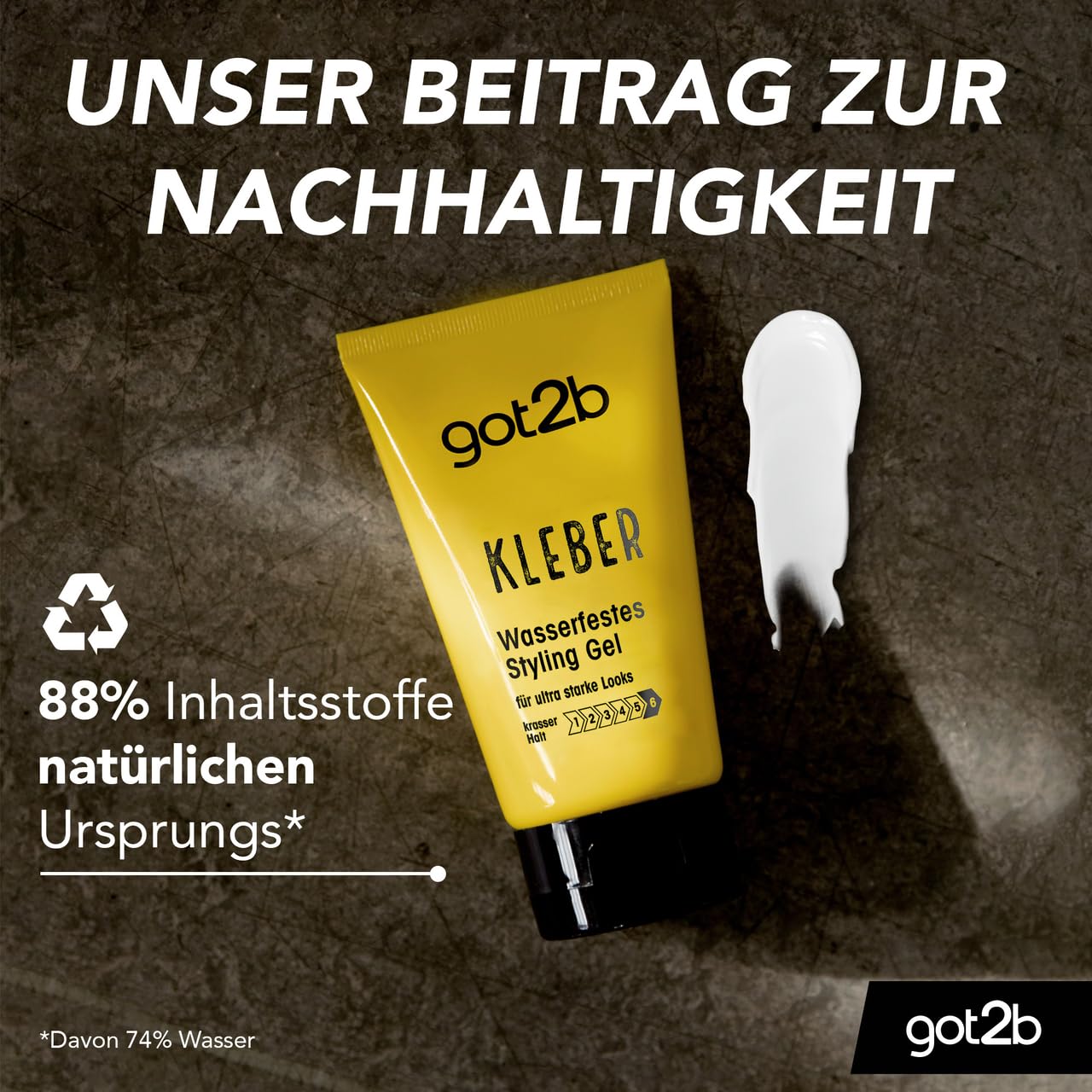 got2b Kleber Haar Gel Halt 6 Styling Gel 6x150 ml Set