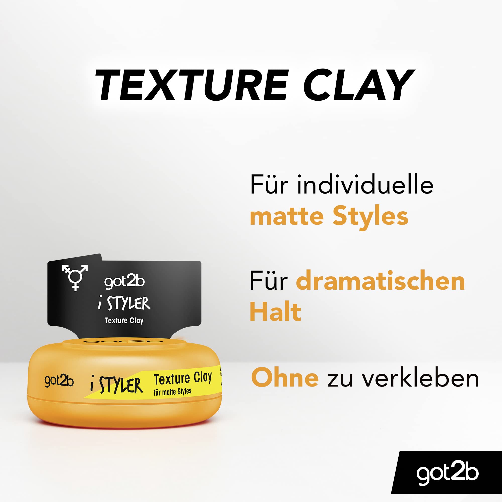 got2b iStyler Texture Clay Haarcreme matt Halt 4 75 ml