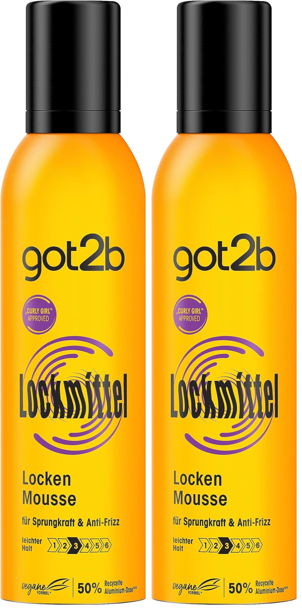 got2b Mousse Lockmittel Schaumfestiger Lockenschaum 250 ml Halt 3