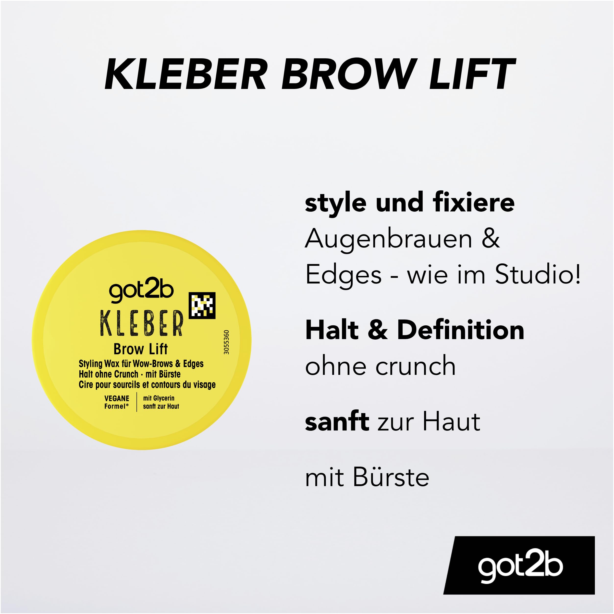 got2b Kleber Brow Lift Styling Wax Brauenwachs 12 ml transparent