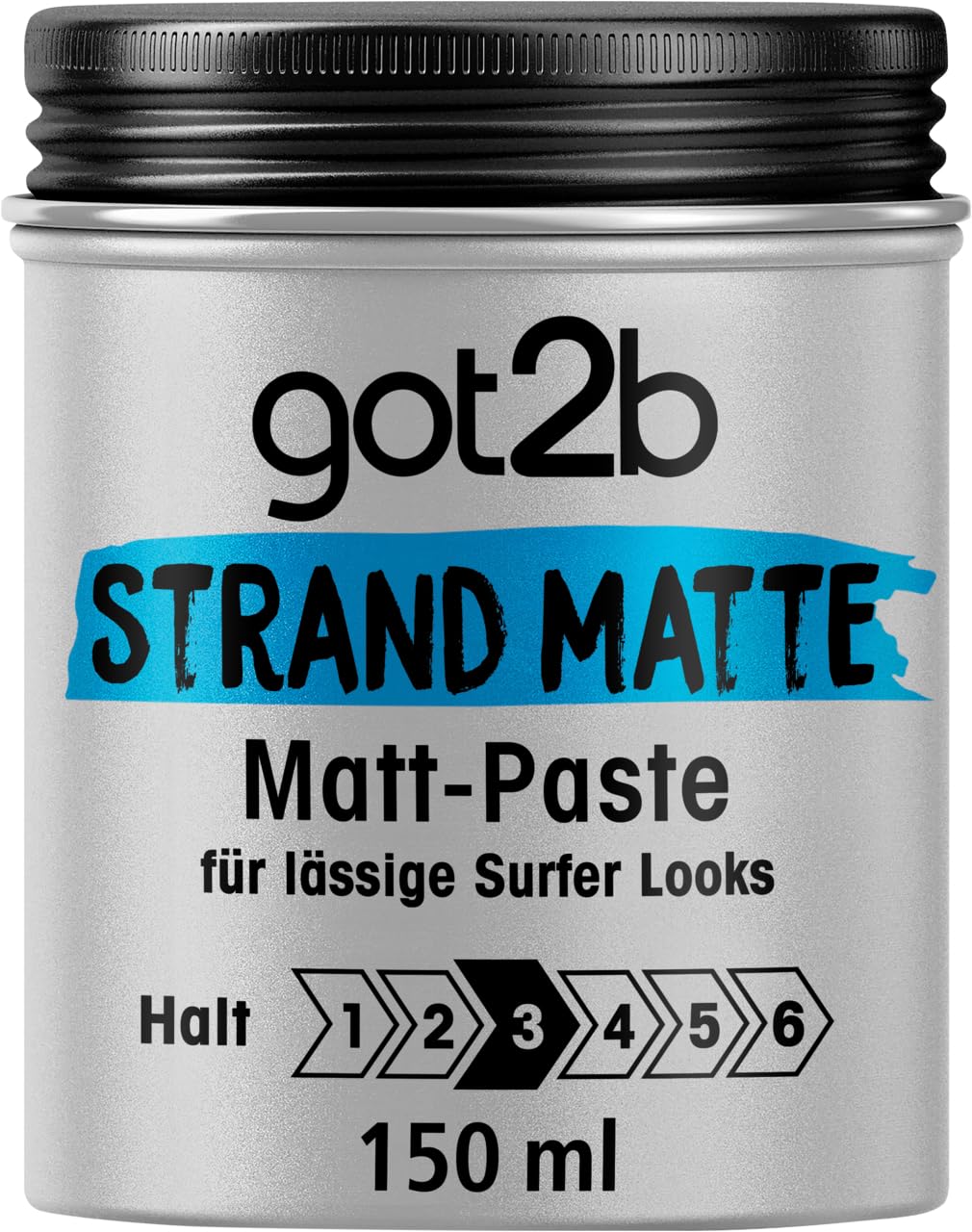got2b GEL CREME WAX Strand Matte Matt-Paste 117g 6er Pack leicht