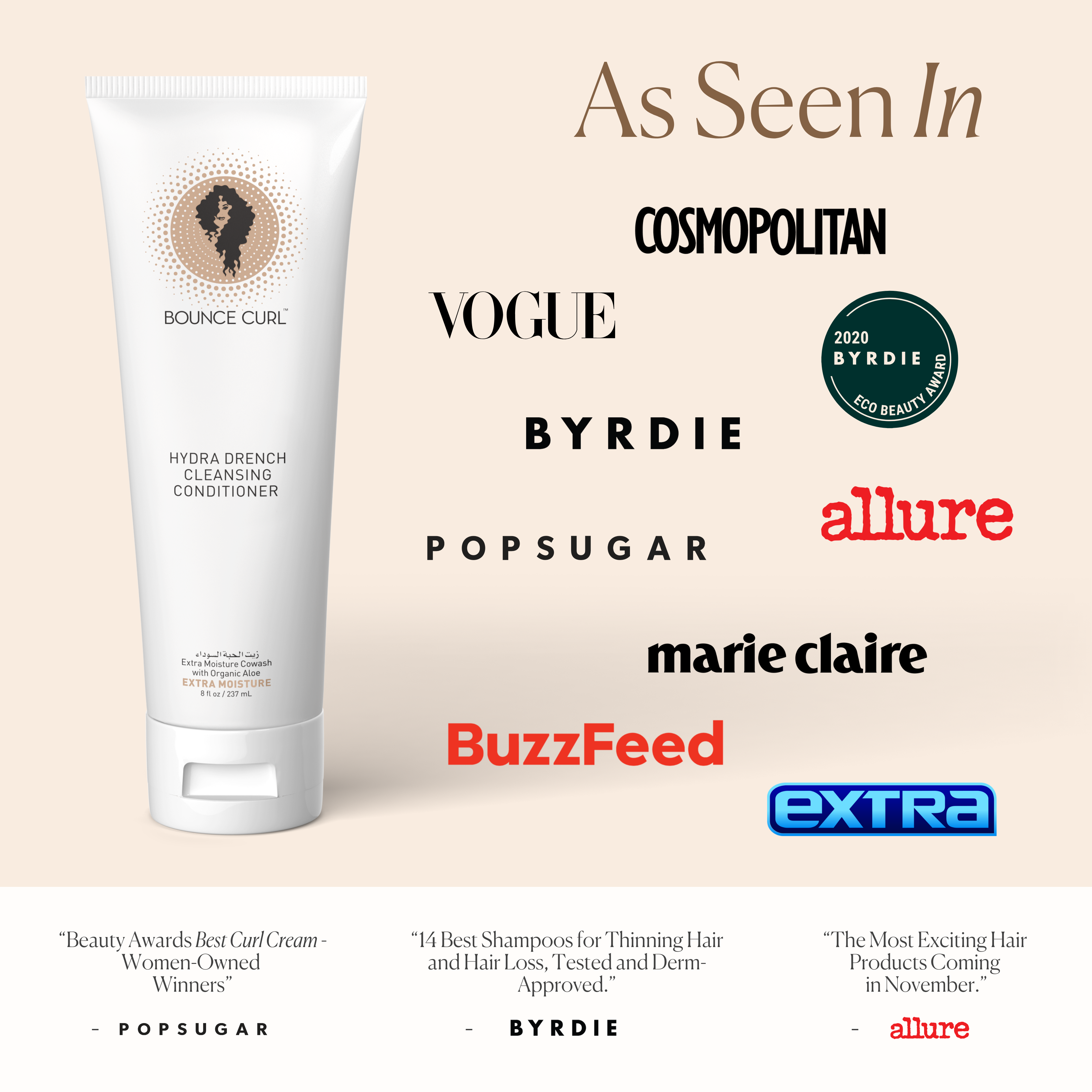 Bounce Curl Hydra Drench Cleansing Conditioner Co-Wash