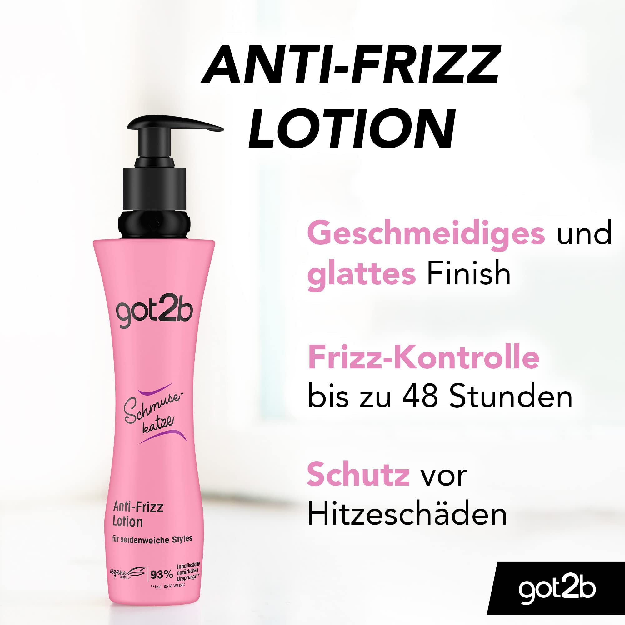 got2b Schmusekatze Anti-Frizz Lotion Halt 2 2x 200 ml