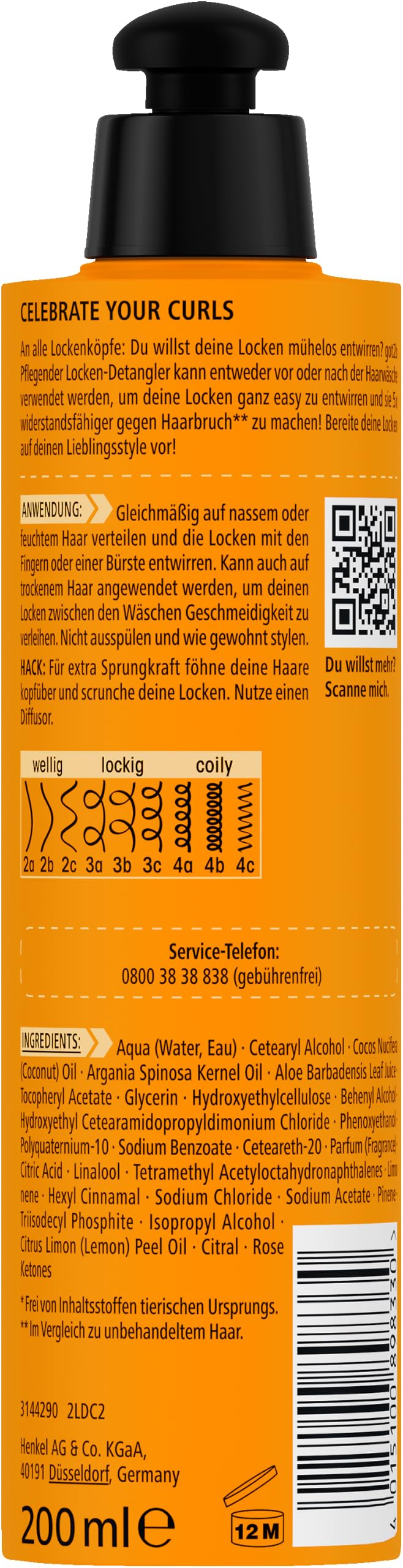 got2b Curlz Locken Detangler Creme 200ml