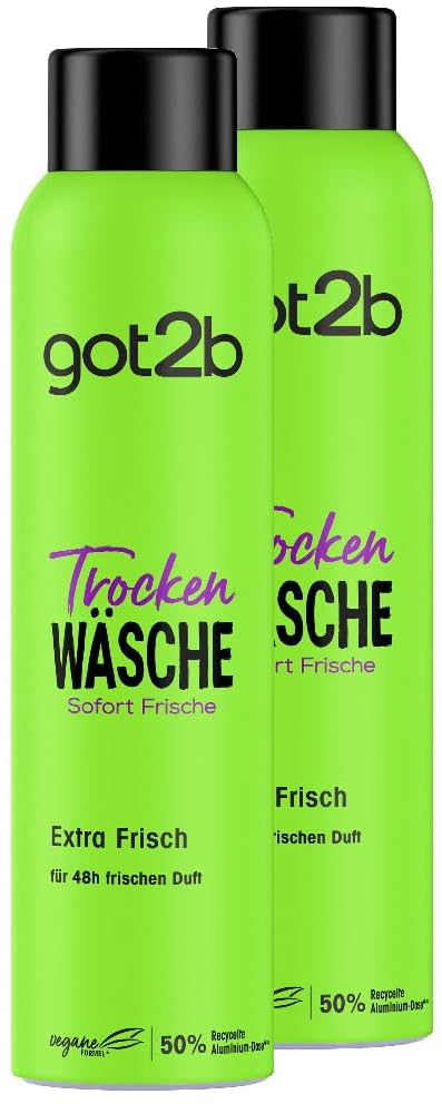 got2b Trocken Wäsche Trockenshampoo Extra Frisch 2x200 ml