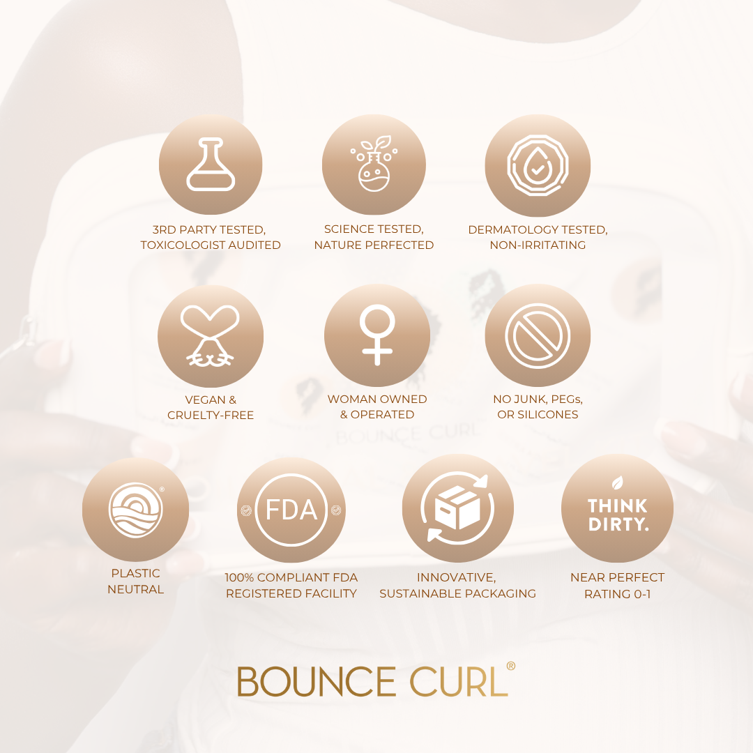 Bounce Curl Coily Trial Kit Lockenpflege Set 4x59 ml