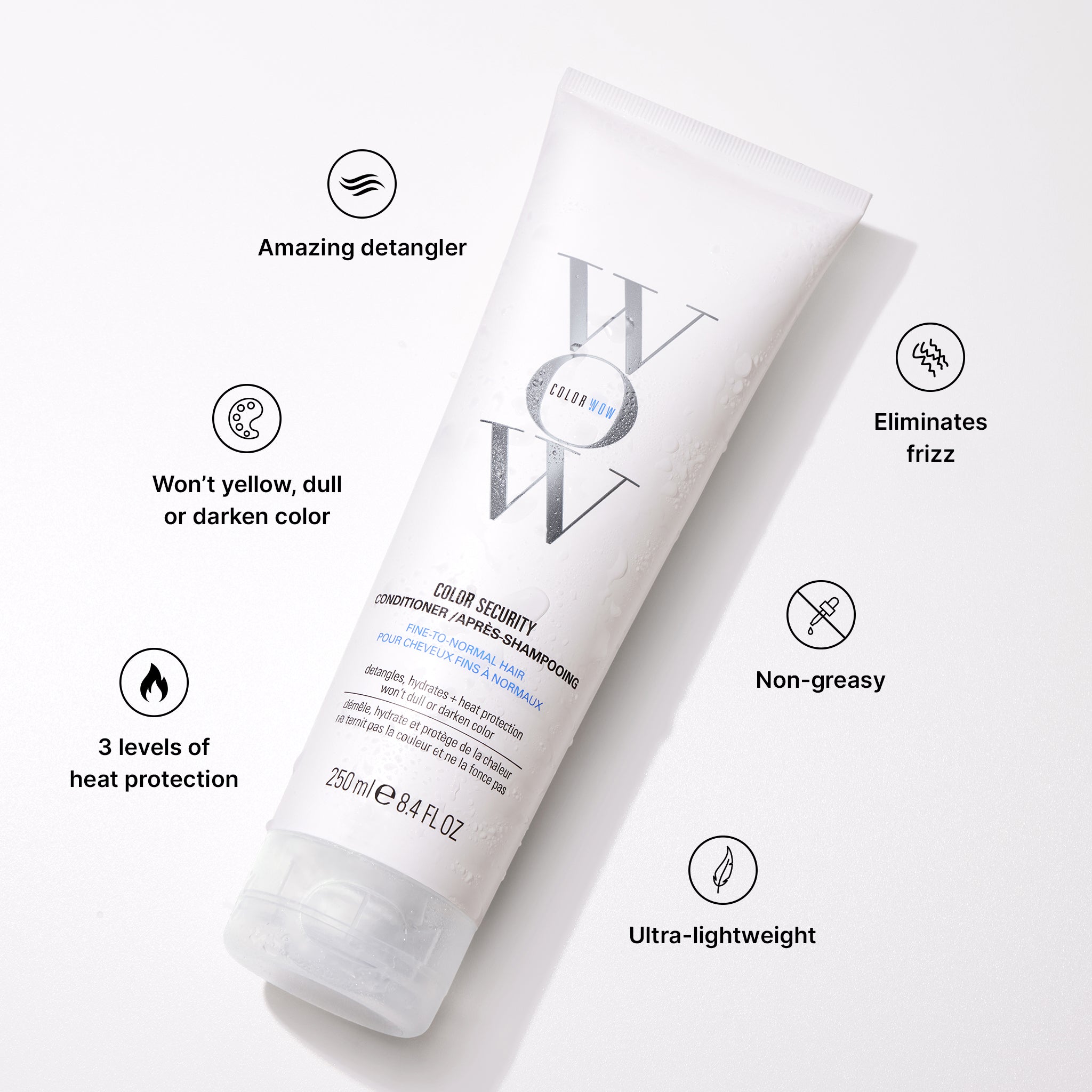 Color Wow Color Security Conditioner 8,4 fl oz für feines Haar