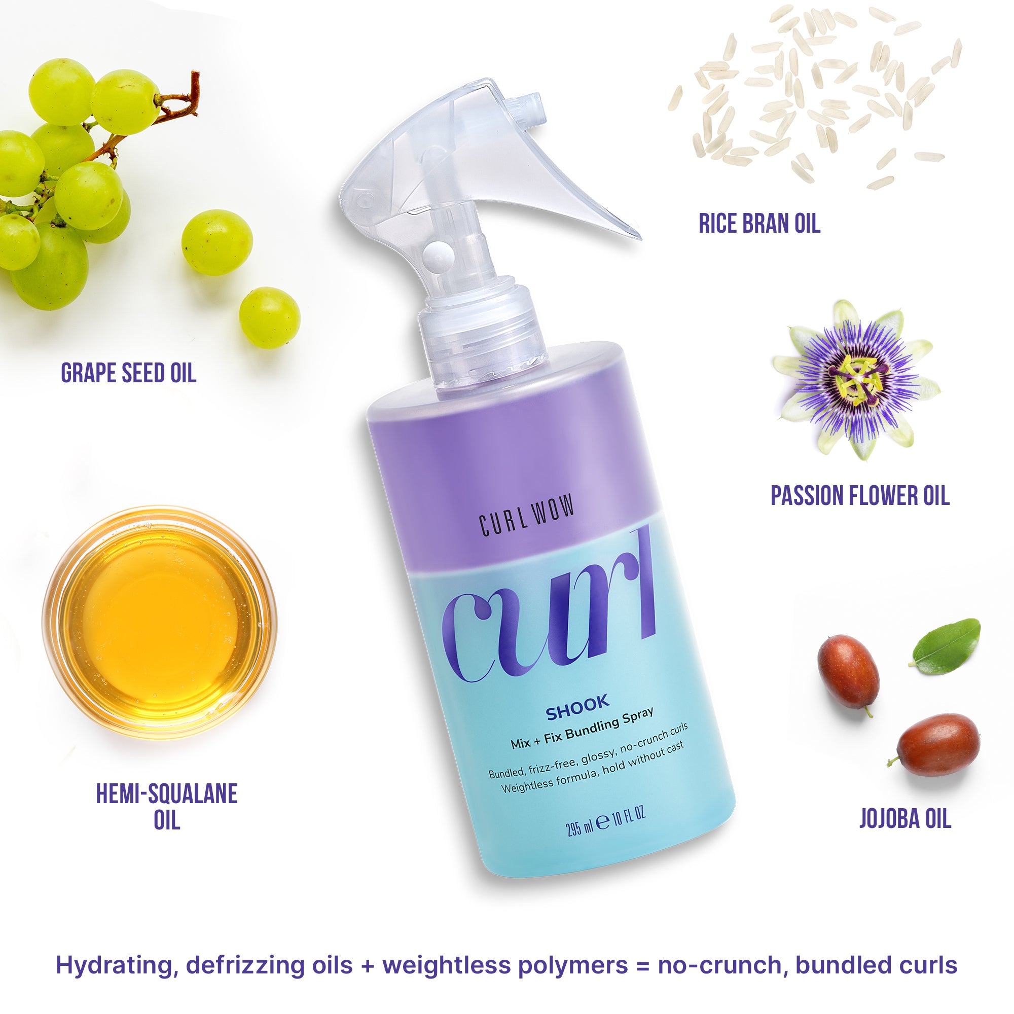 Color Wow Curl Wow Shook Mix+Fix Bundling Spray 10 fl oz