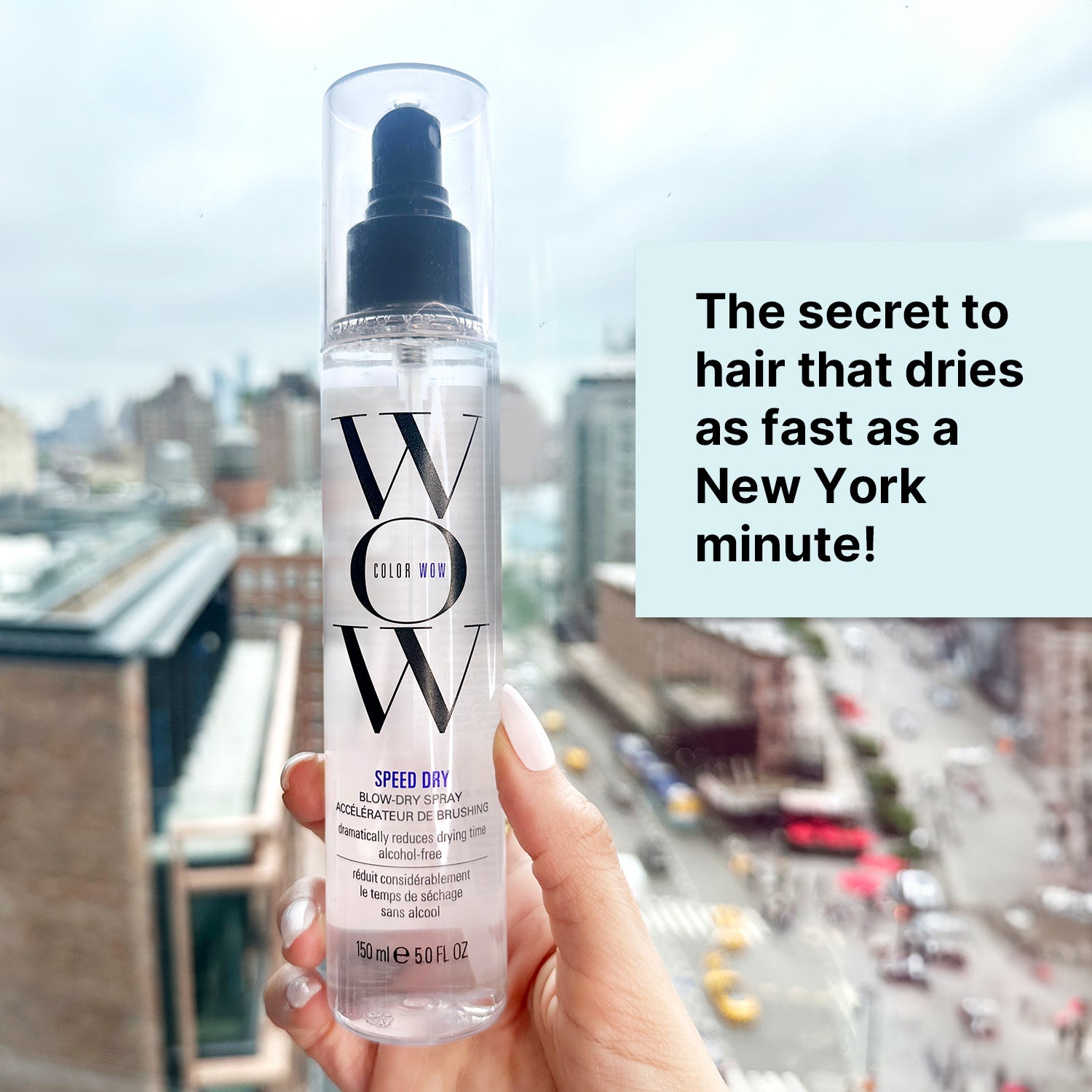 Color Wow Styling Speed Dry Blow-Dry Spray Hitzeschutz 150 ml