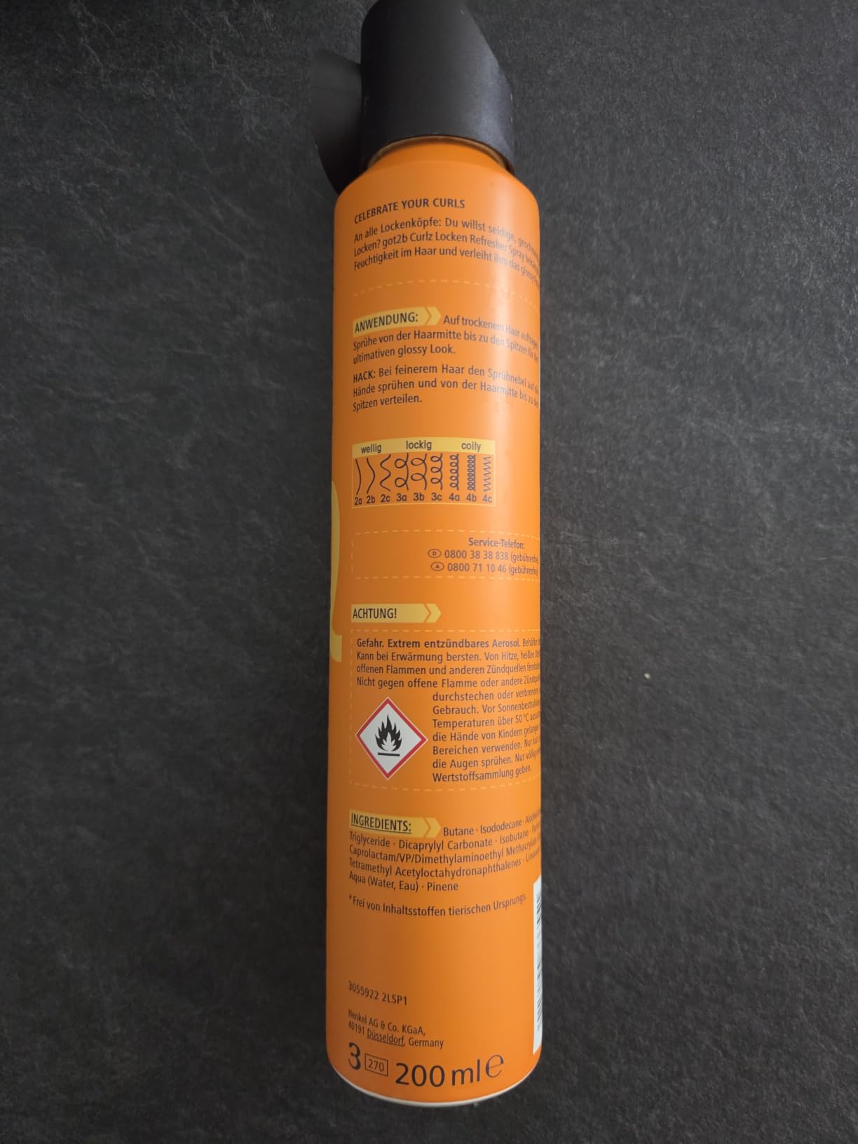 got2b Curlz Refresher Lockenspray 200 ml Glossy Finish