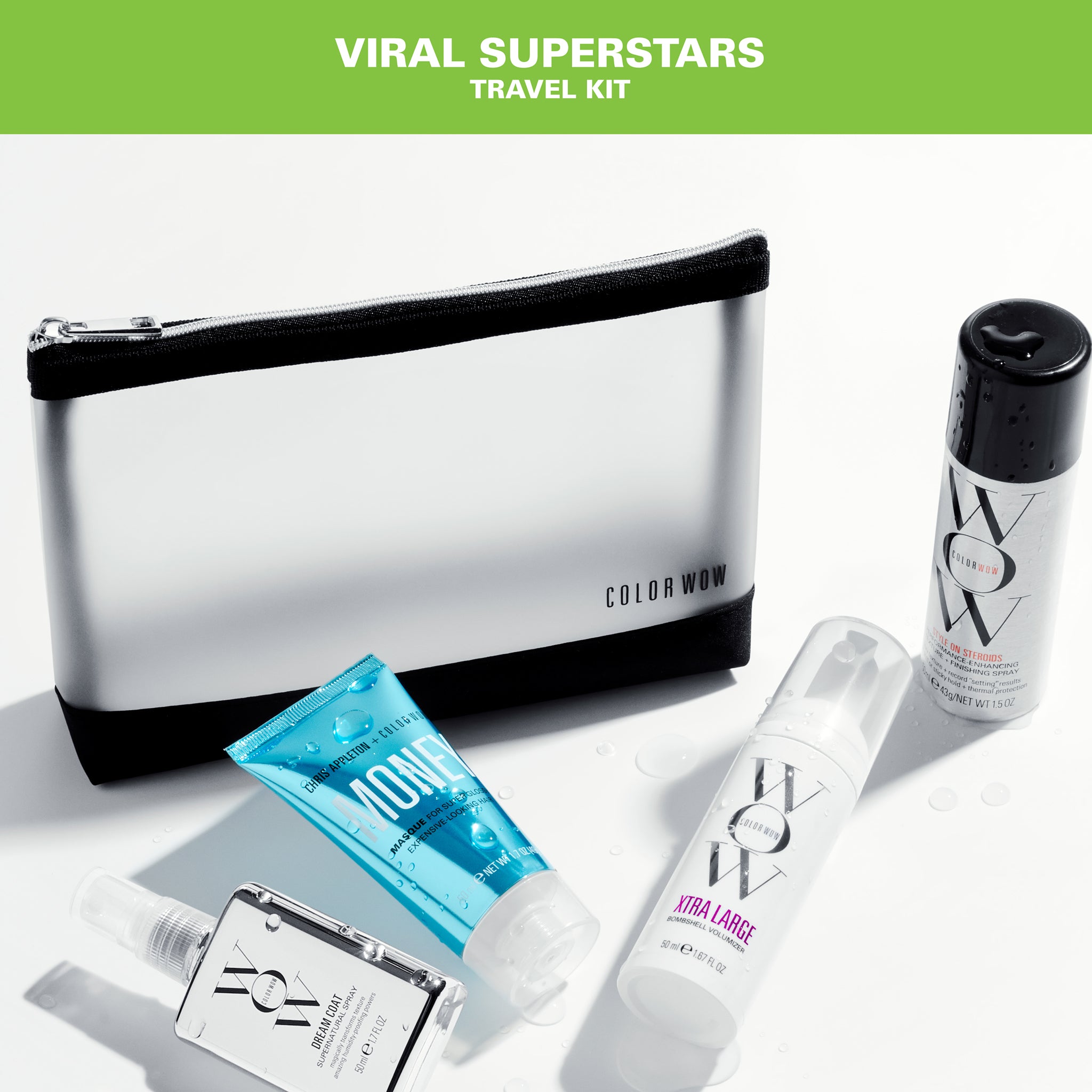 Color Wow Value Sets Viral Superstars Travel Kit Haarset