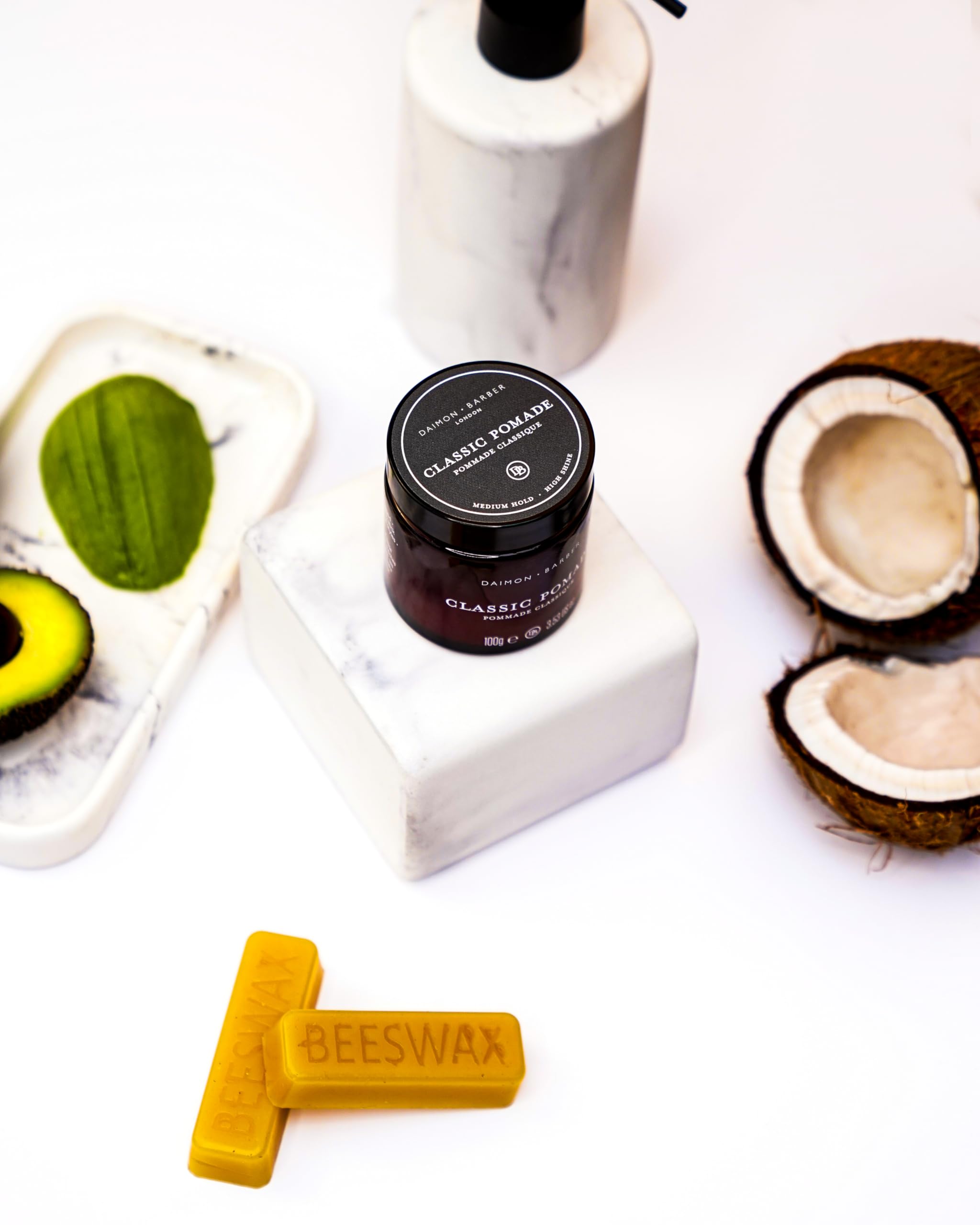 Daimon Barber Classic Pomade Haarwachs 100 g Off White