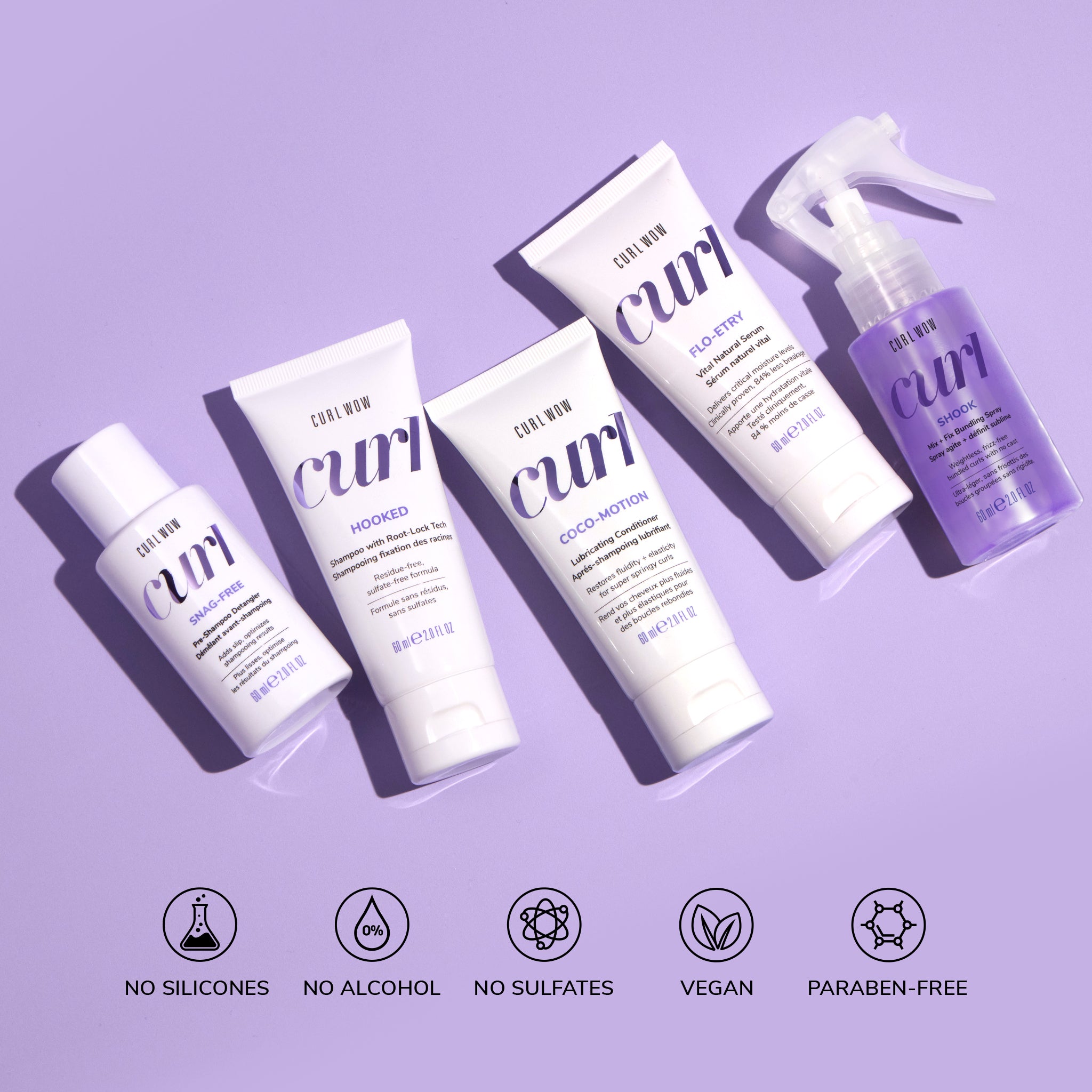 Color Wow Gotta Bounce Travel Kit Locken Set 5-teilig Reise