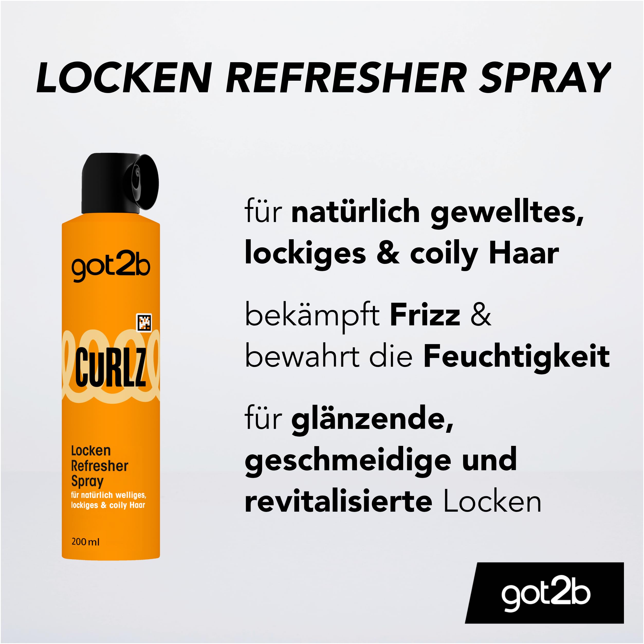got2b Curlz Refresher Lockenspray 200 ml Glossy Finish
