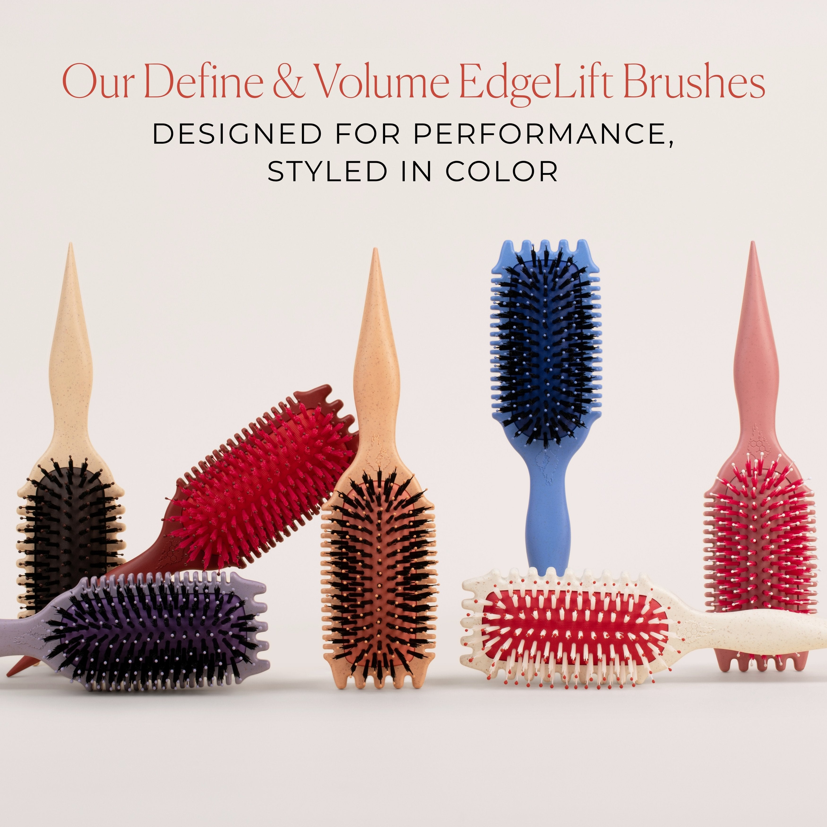 Bounce Curl Define EdgeLift Brush Lockenbürste Cherry