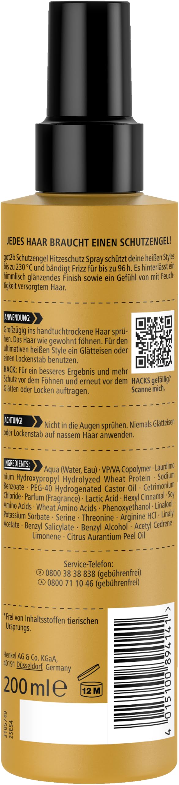 got2b SETTING Schutzengel Hitzeschutz-Spray 200ml
