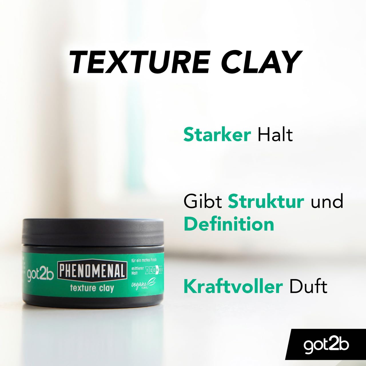 got2b Phenomenal Texture Clay Haarwachs matt 100 ml
