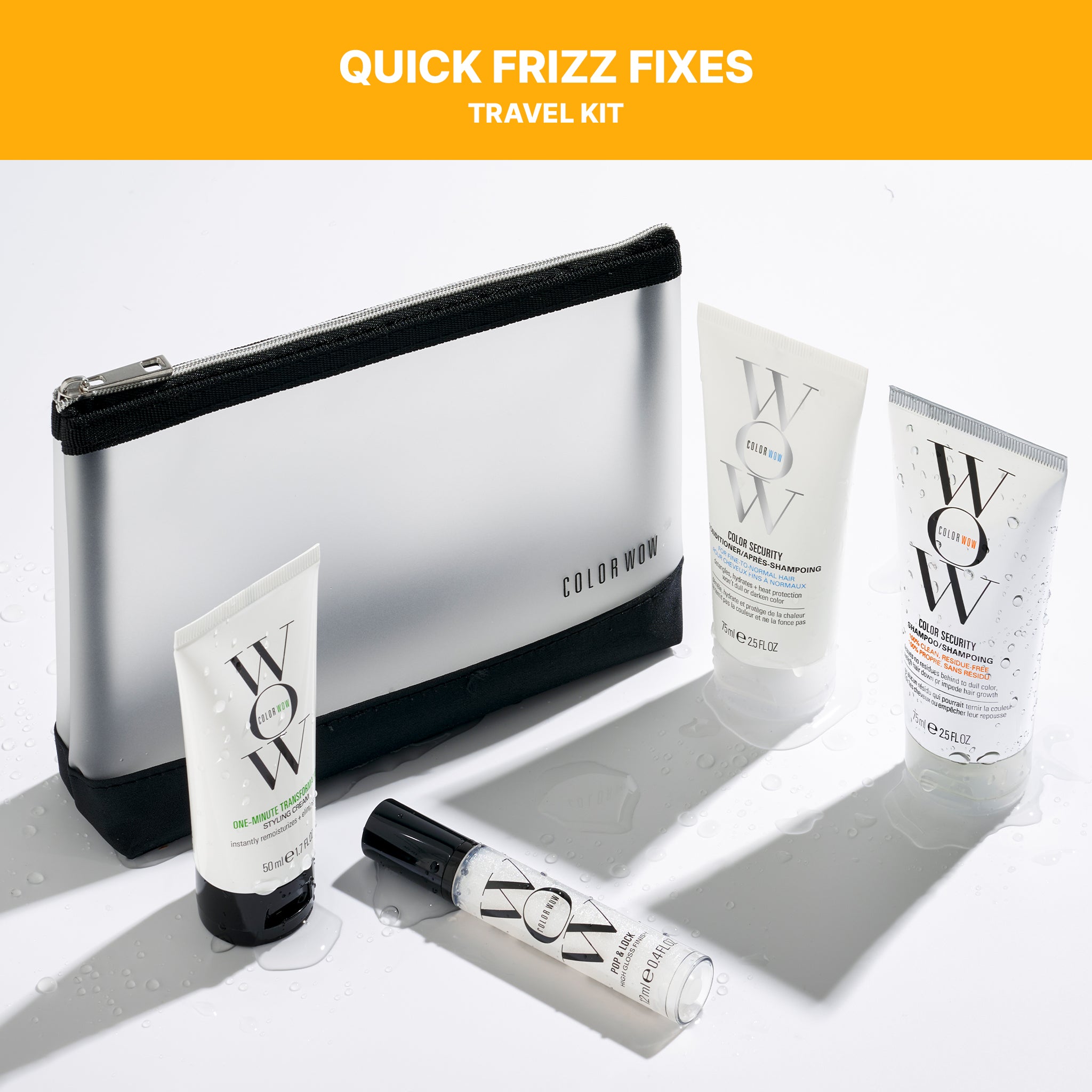Color Wow Value Sets Quick Frizz Fixes Travel Kit Anti-Frizz