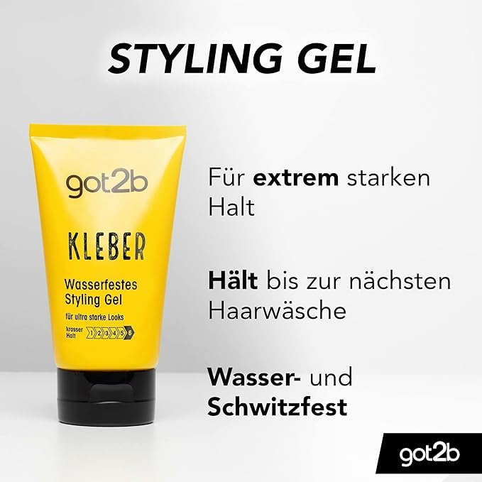 got2b Kleber Haargel Halt 6 1er Pack starker Halt