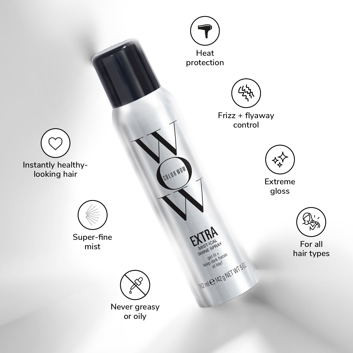 Color Wow Styling Extra Mist-ical Shine Spray Glanz 150 ml