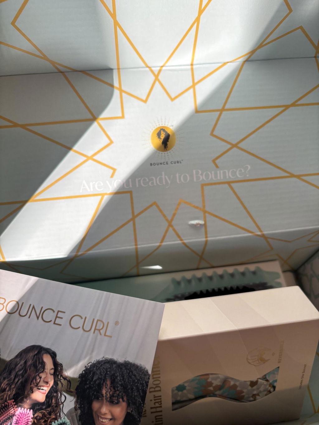 Bounce Curl Satin Hair Bonnet Schlafhaube für Locken verstellbar