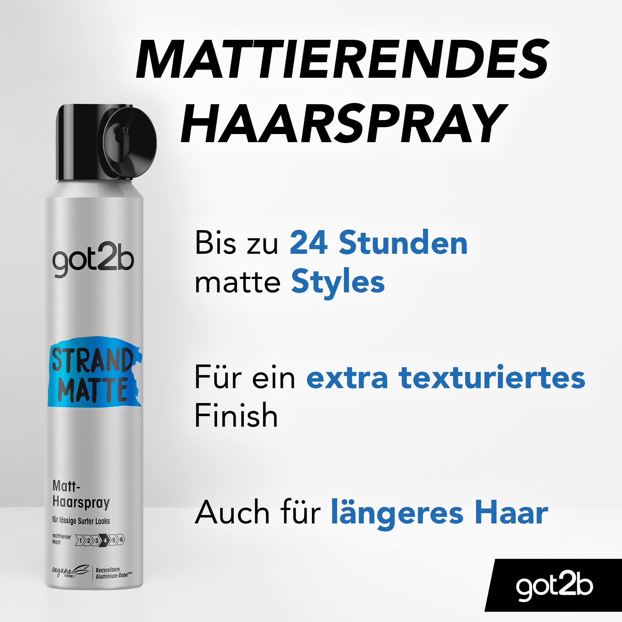 got2b Strand Matte Haarspray matt 100 ml 24h Halt