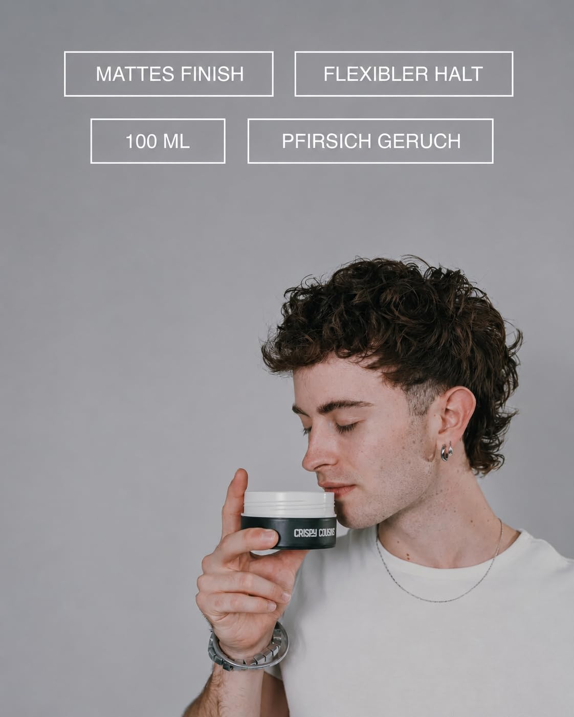 Crispy Haarwachs Gentle Matt flexibler Halt 150 ml