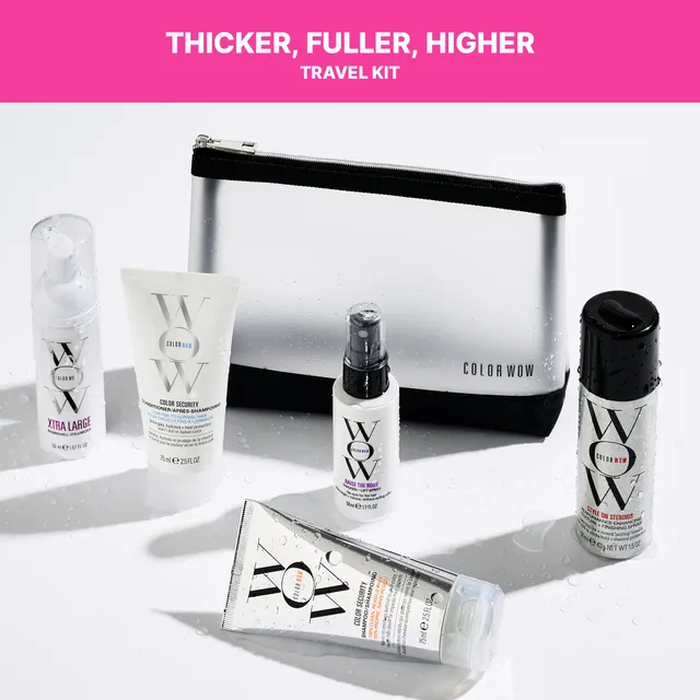 Color Wow Thicker Fuller Higher Travel Kit Volumen Reiseset