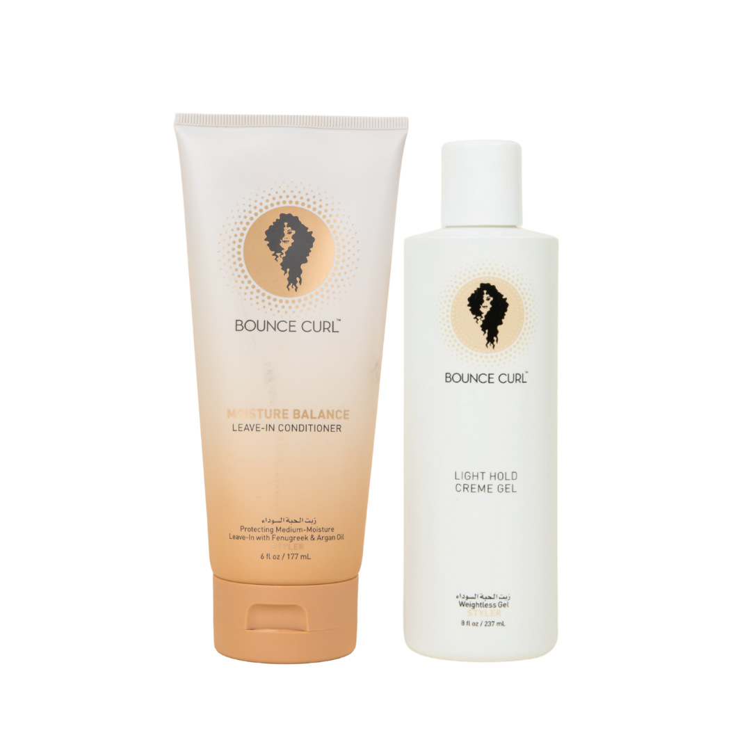 Bounce Curl Moisture Styling Kit Locken Set Leave-in Gel