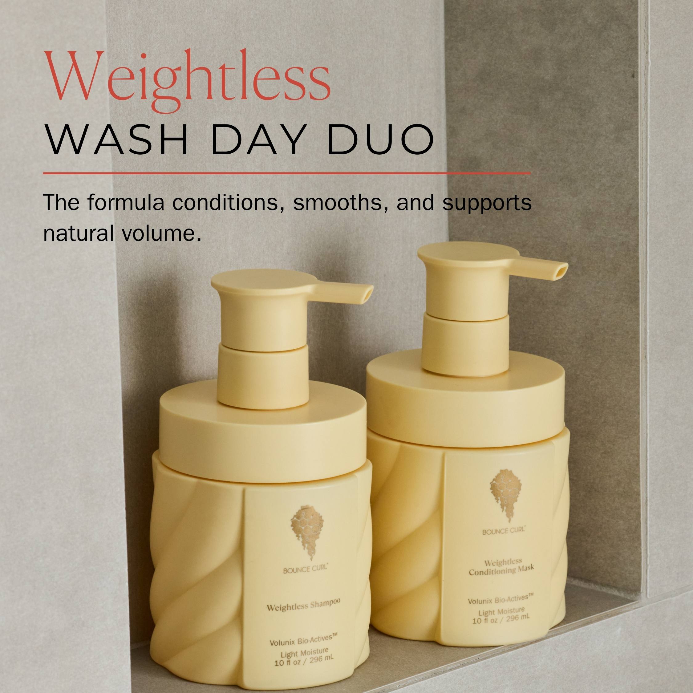 Bounce Curl Weightless Shampoo Shampoo für Volumen bei fettigem Haar