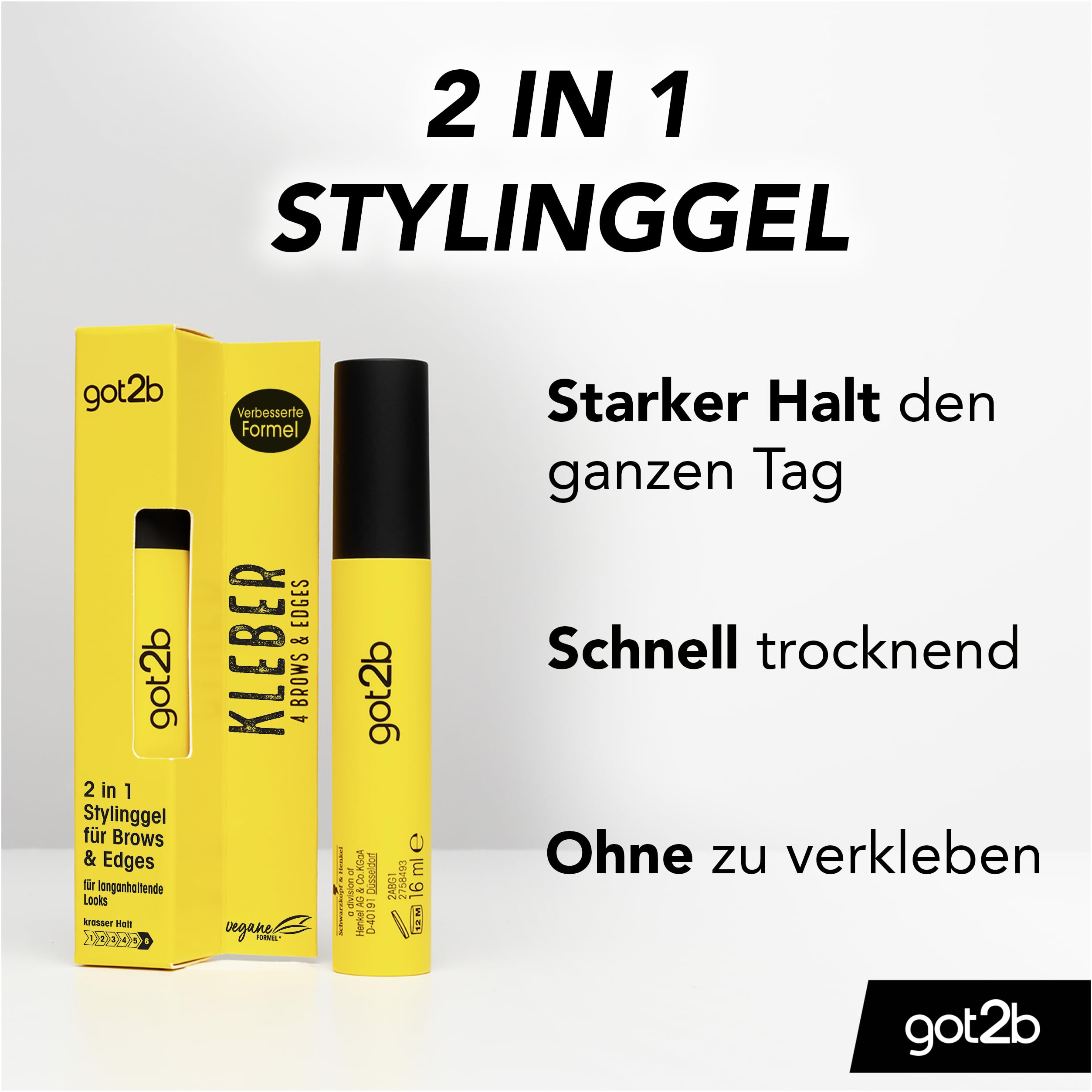 got2b Kleber 4 Brows & Edges Gel 16 ml transparent