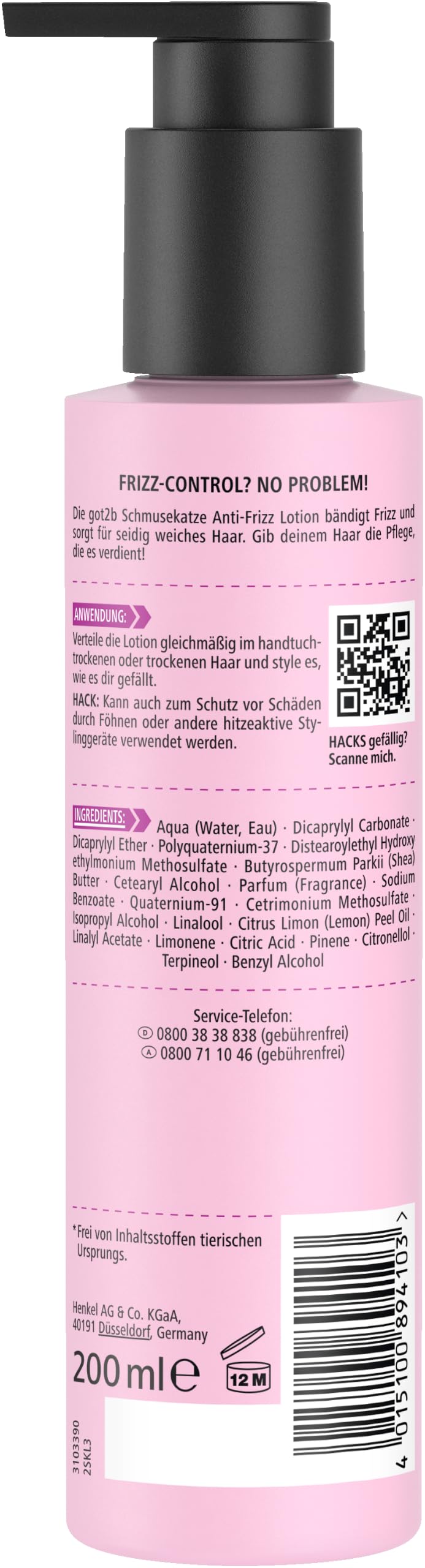 got2b SETTING Schmusekatze Anti-Frizz Lotion 200ml