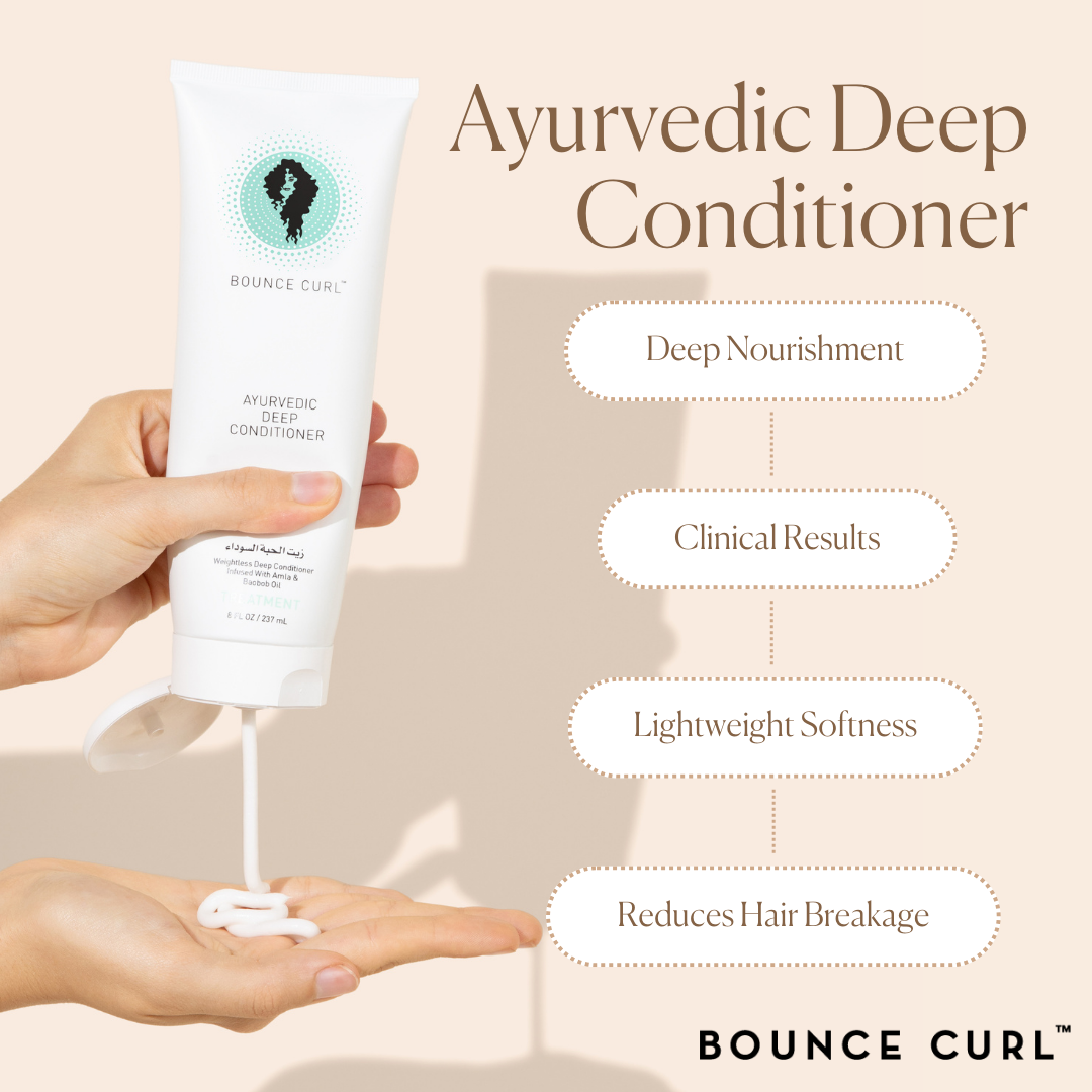 Bounce Curl Ayurvedic Deep Conditioner 8 fl oz Pfirsich