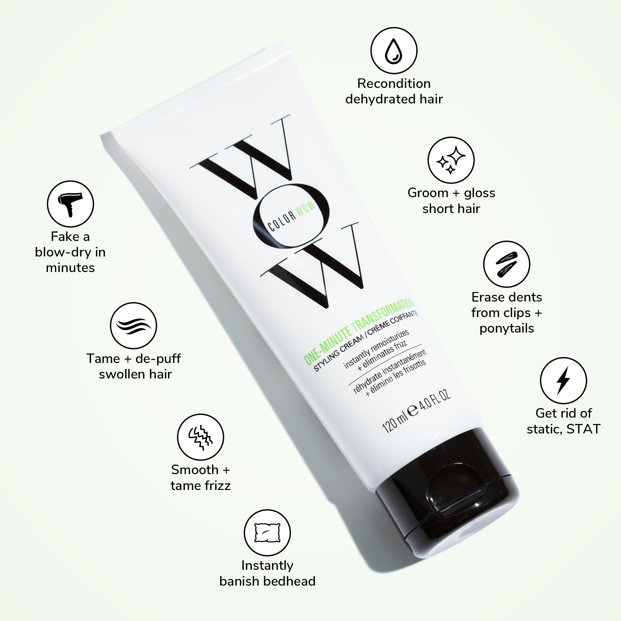 Color Wow Styling One-Minute Transformation Creme 118 ml Frizz