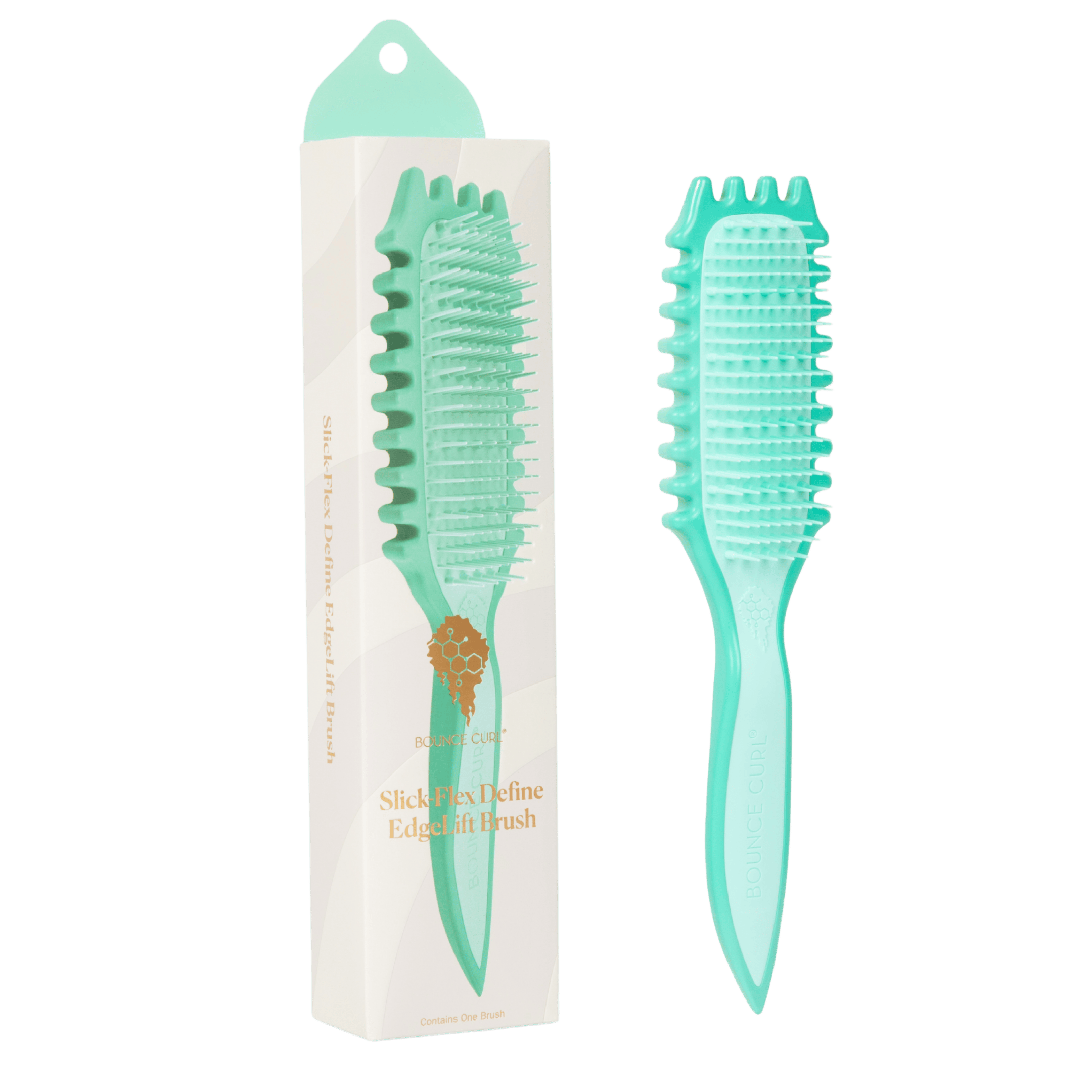 Bounce Curl Slick-Flex Lockenbürste Teal sanftes Entwirren