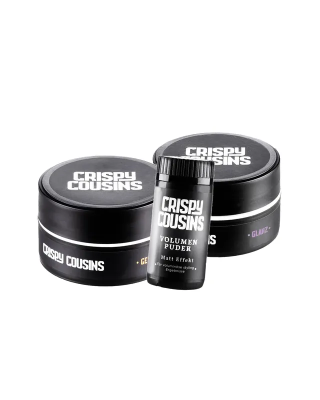 Crispy Styling-Trio Set Haarwachs Bundle matt Glanz Volumen