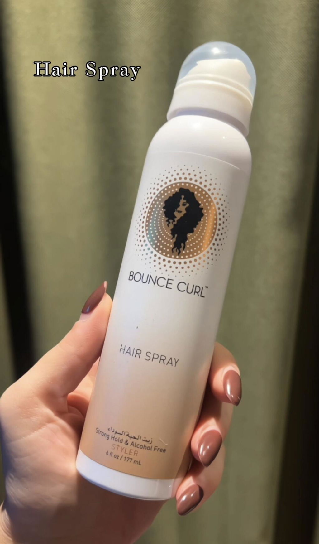 Bounce Curl Hair Spray 06oz mittlerer Halt Frizz