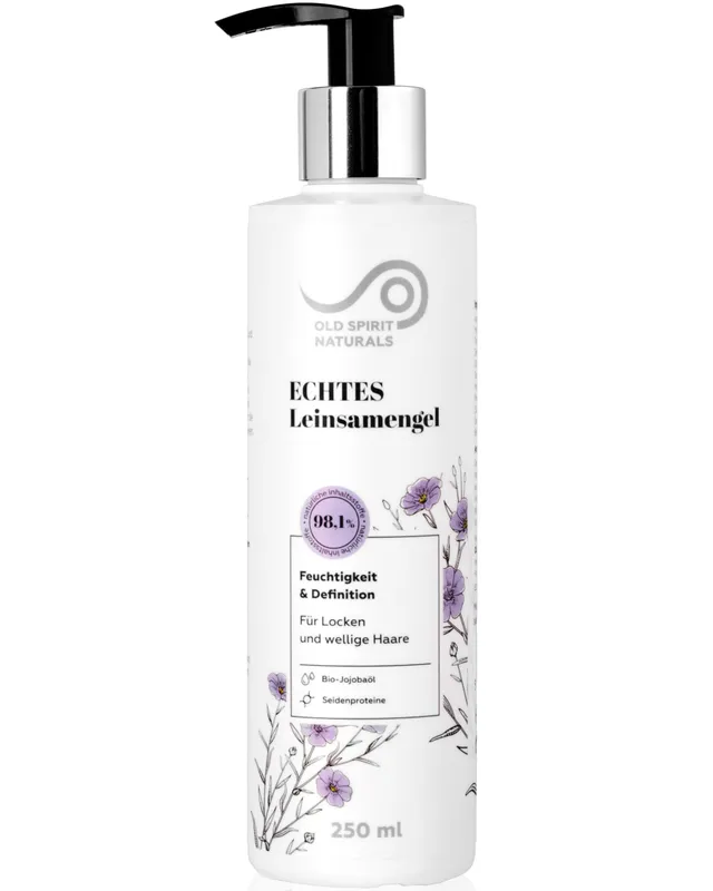 Old Spirit Naturals Leinsamengel Locken 250 ml unparfümiert