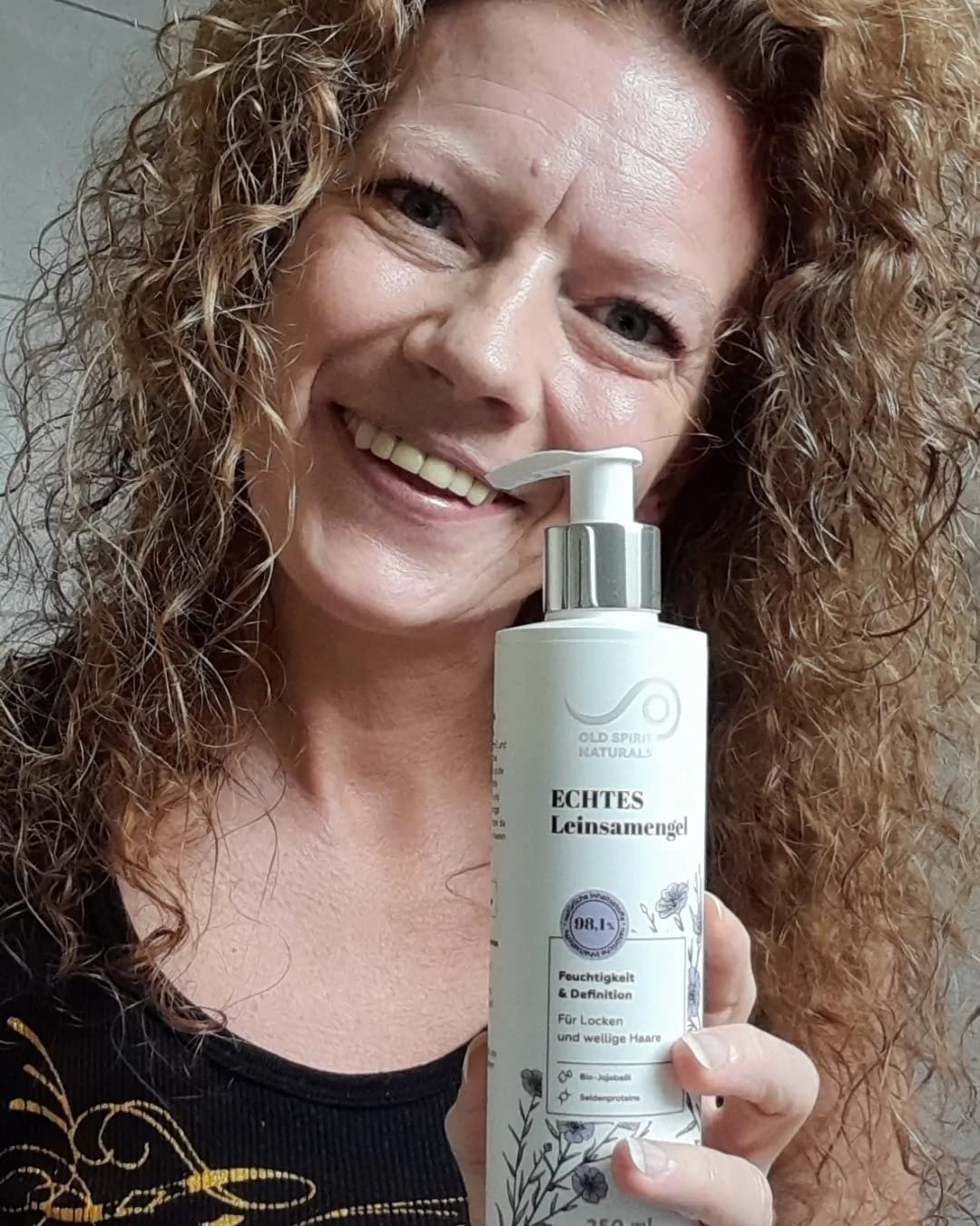Old Spirit Naturals Leinsamengel Locken 250 ml unparfümiert