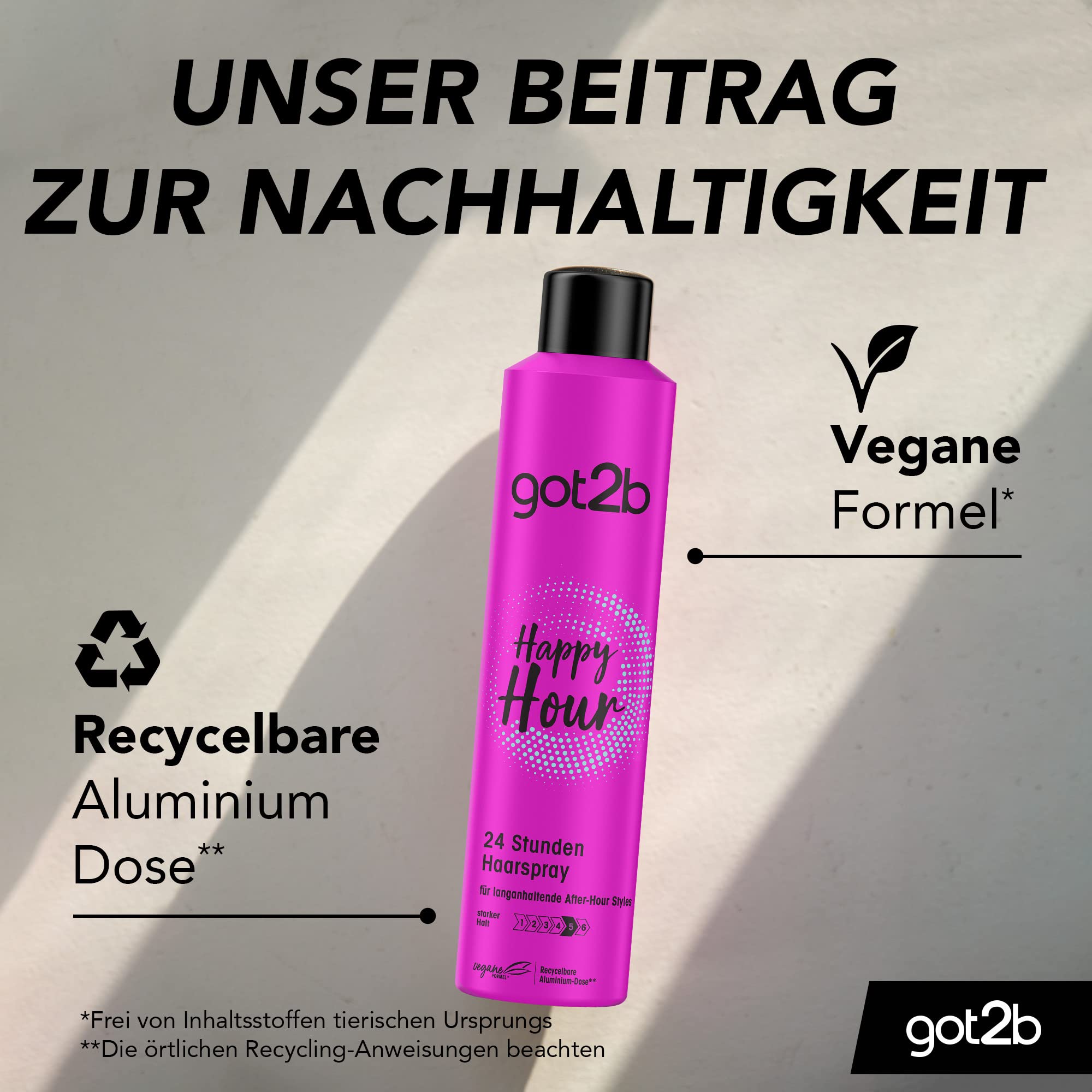 got2b Happy Hour Halt 5 Haarspray 300 ml 24h Halt
