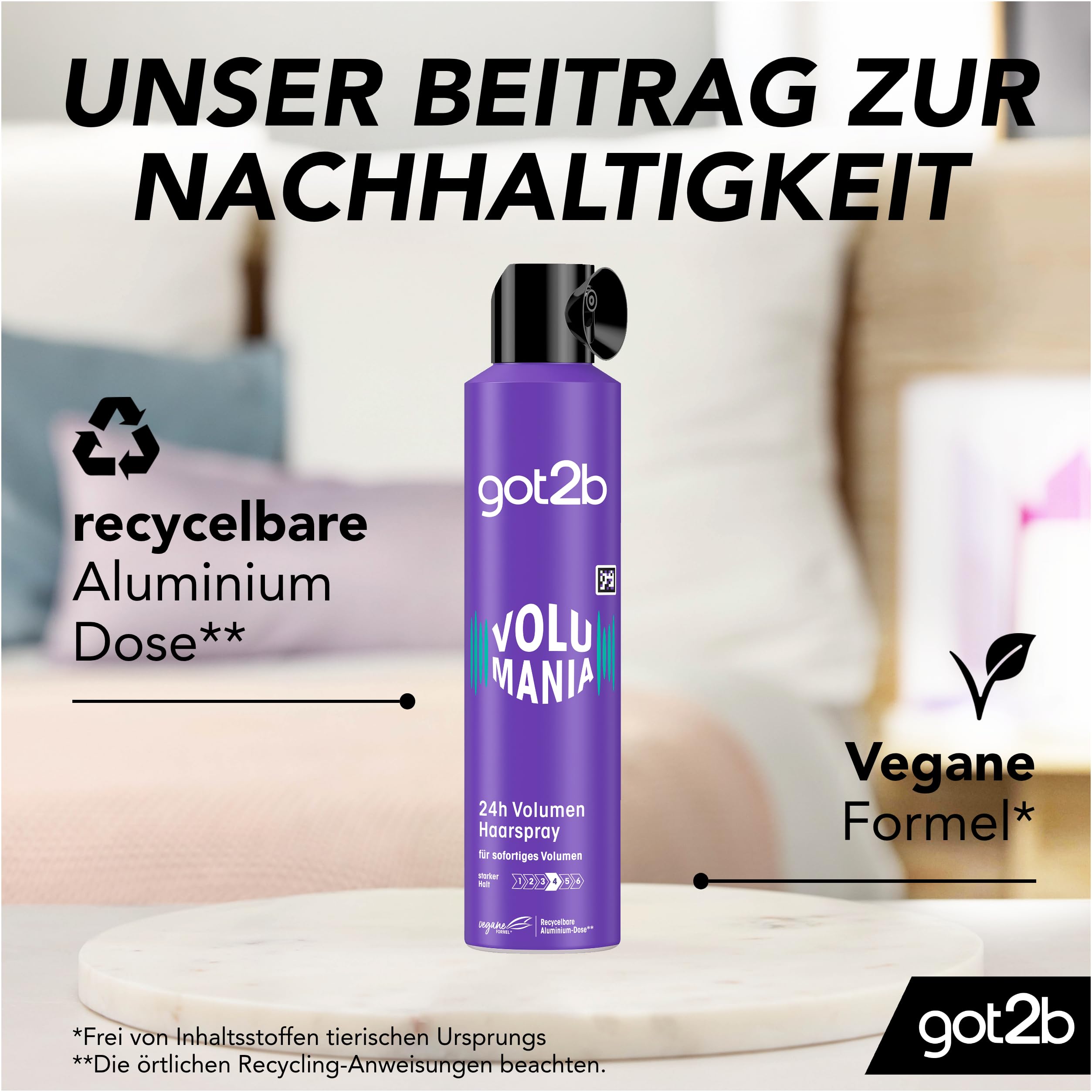got2b Volumina Halt 4 Haarspray 300 ml Volumen-Boost