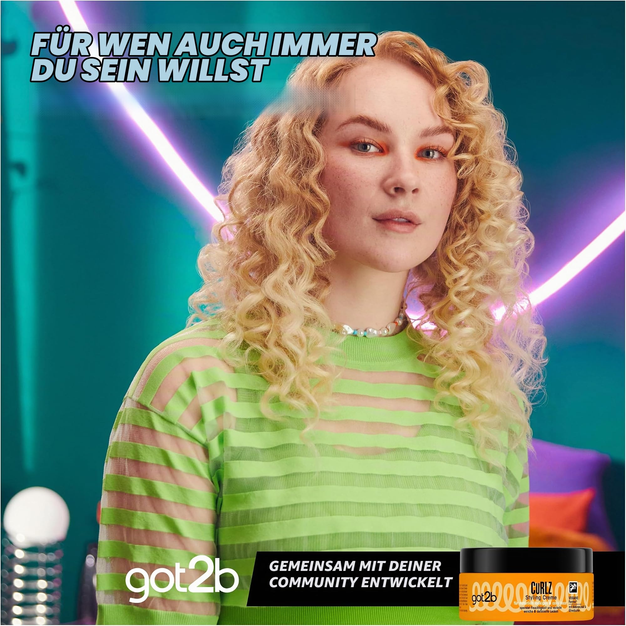 got2b Curlz Styling Creme Lockencreme 200 ml Feuchtigkeit