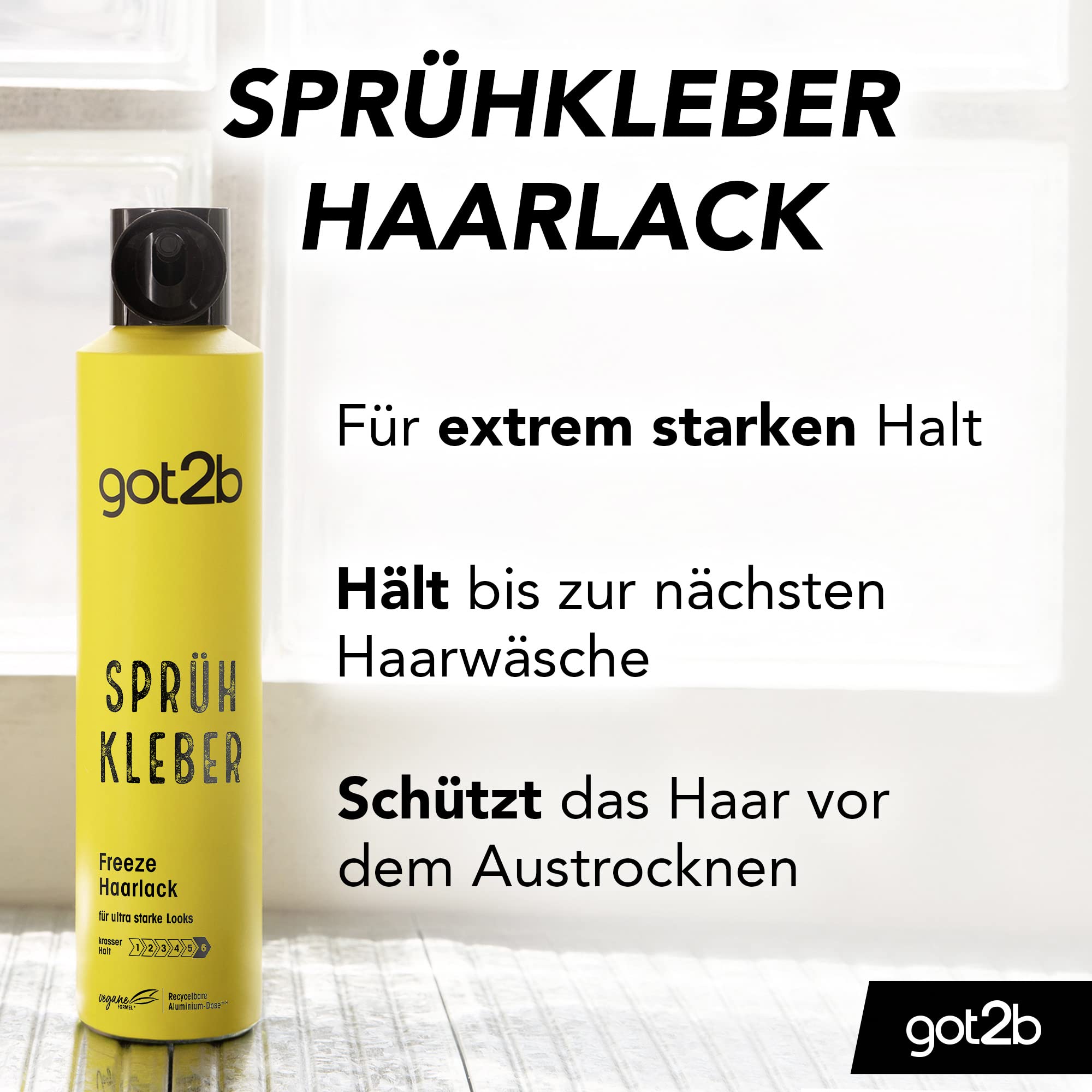 got2b Freeze Haarlack Sprühkleber Halt 6 300 ml